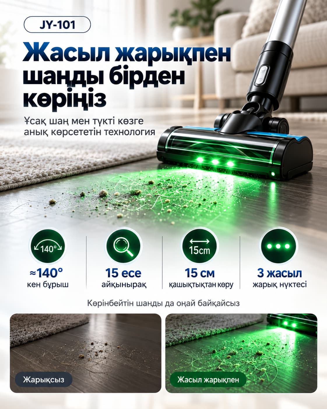 Netge Pro сымсыз шаңсорғыш Тауар туралы толық 7