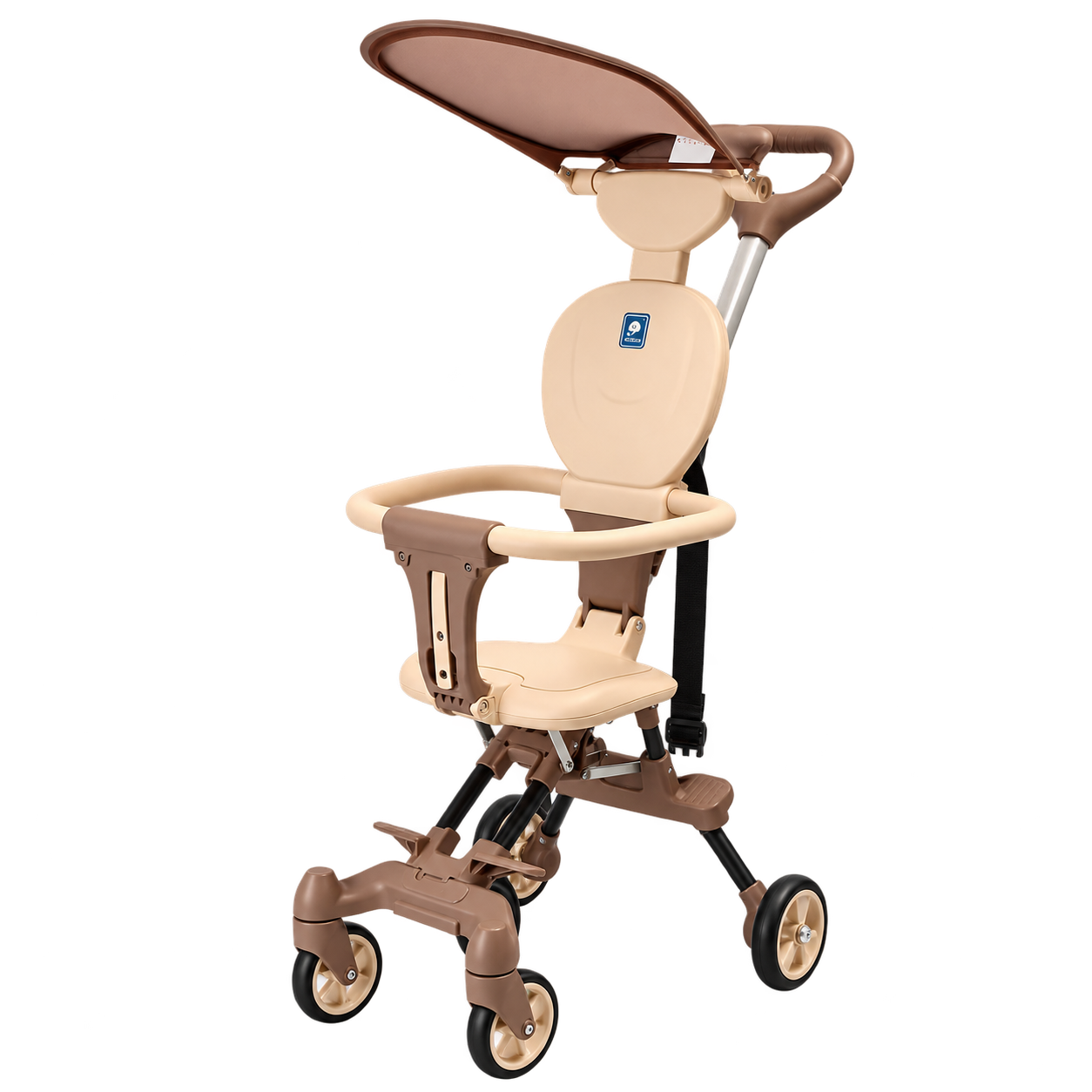 Linglong Baby L2 бүктелетін балалар арбасы - қоңыр